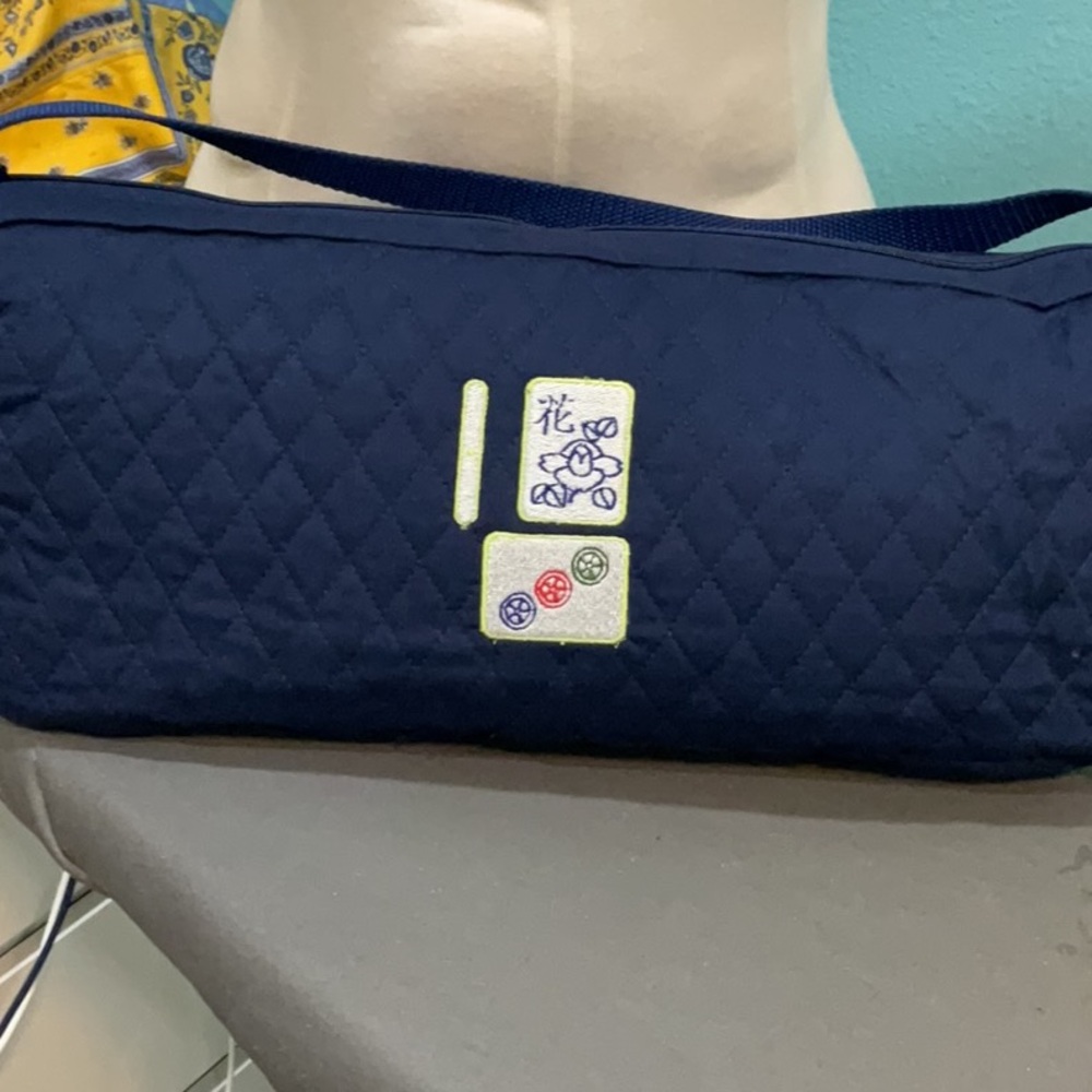 Oversized Mahjongg tile bag